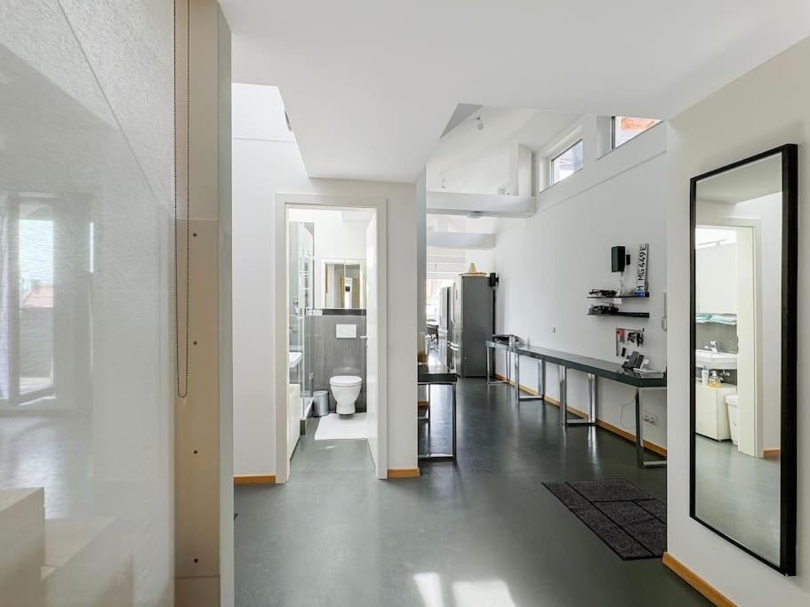 6 Zimmer Maisonette-Penthouse Pool Dachterrasse Luxus München Buitenkant foto