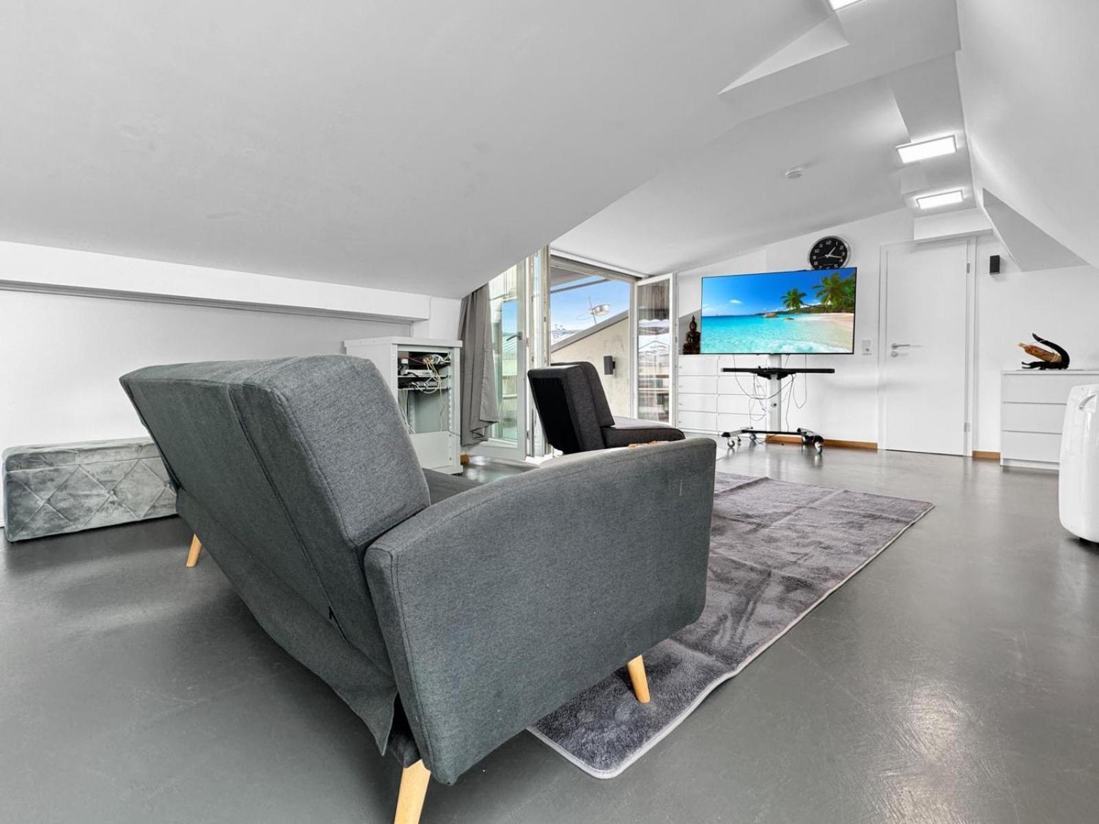 6 Zimmer Maisonette-Penthouse Pool Dachterrasse Luxus München Buitenkant foto